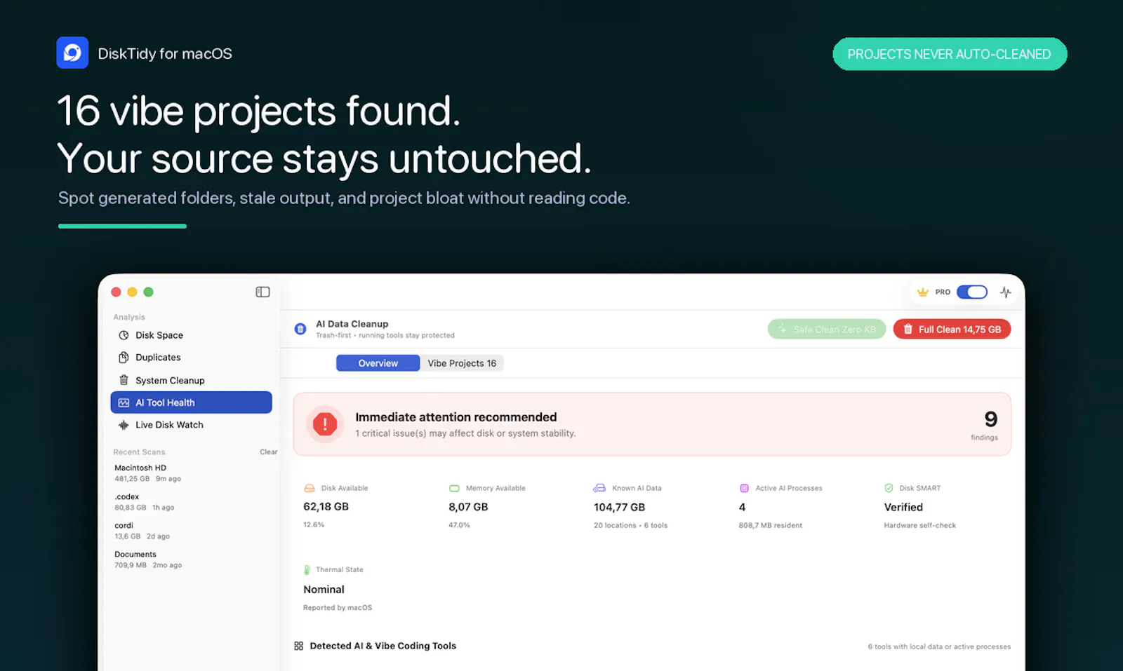 DiskTidy screenshot 1