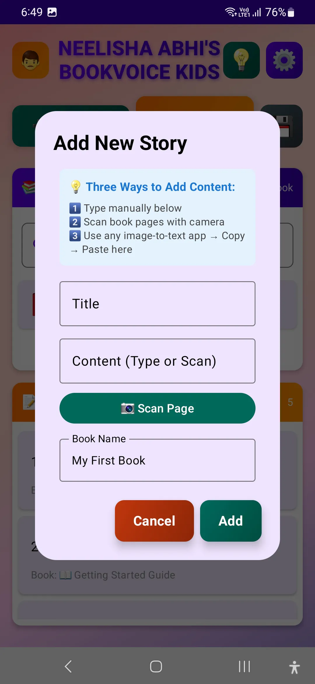 BookVoice Kids — Turn Books Into Audio gallery image