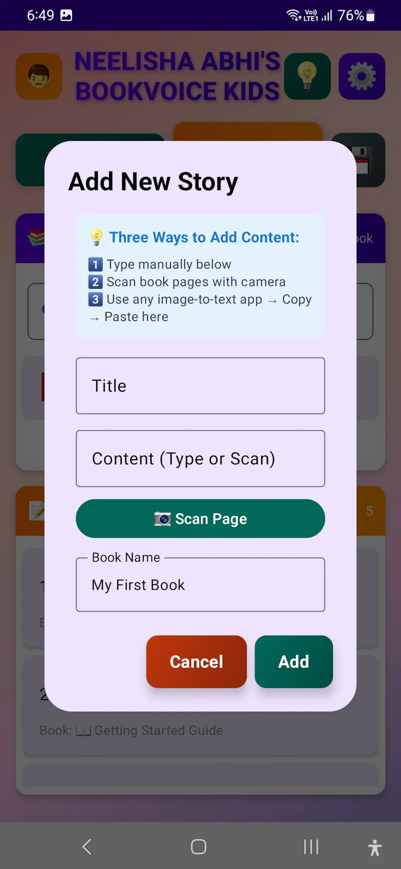 BookVoice Kids — Turn Books Into Audio screenshot 3