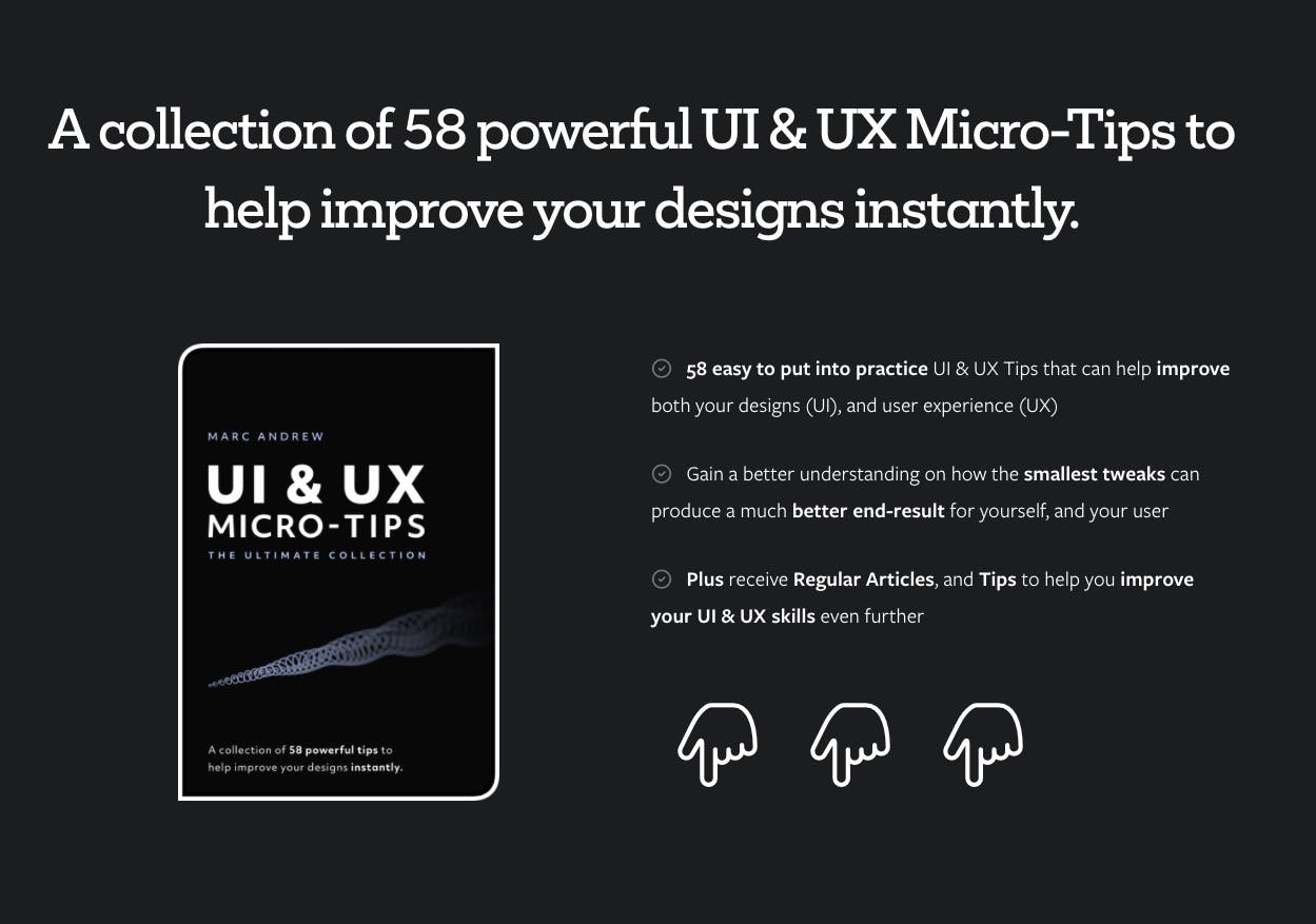UI & UX Micro Tips: Ultimate Collection media 2