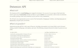 Datamuse API media 1