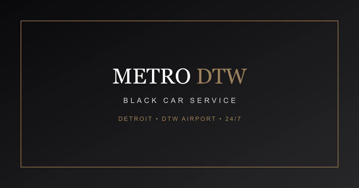 Metro DTW Black Cars gallery image