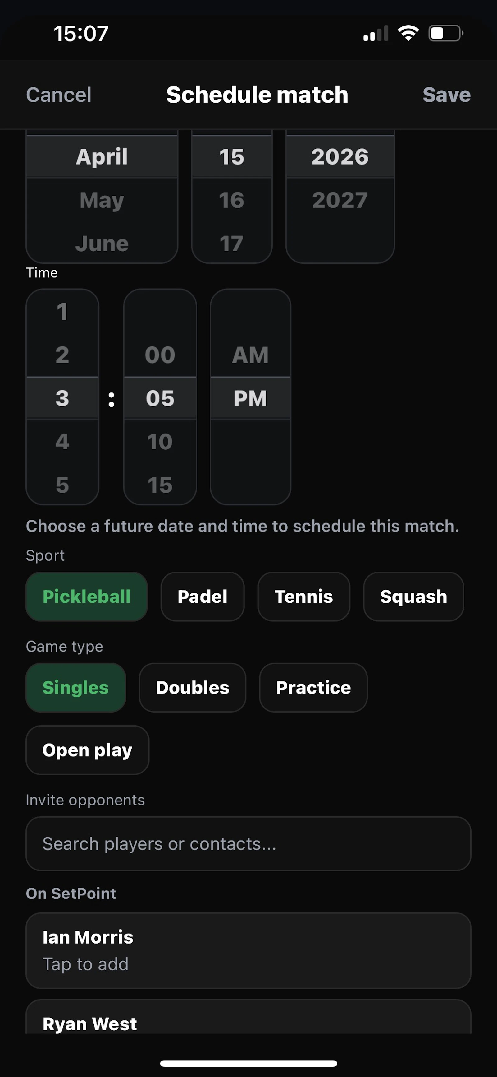 SetPoint screenshot 1