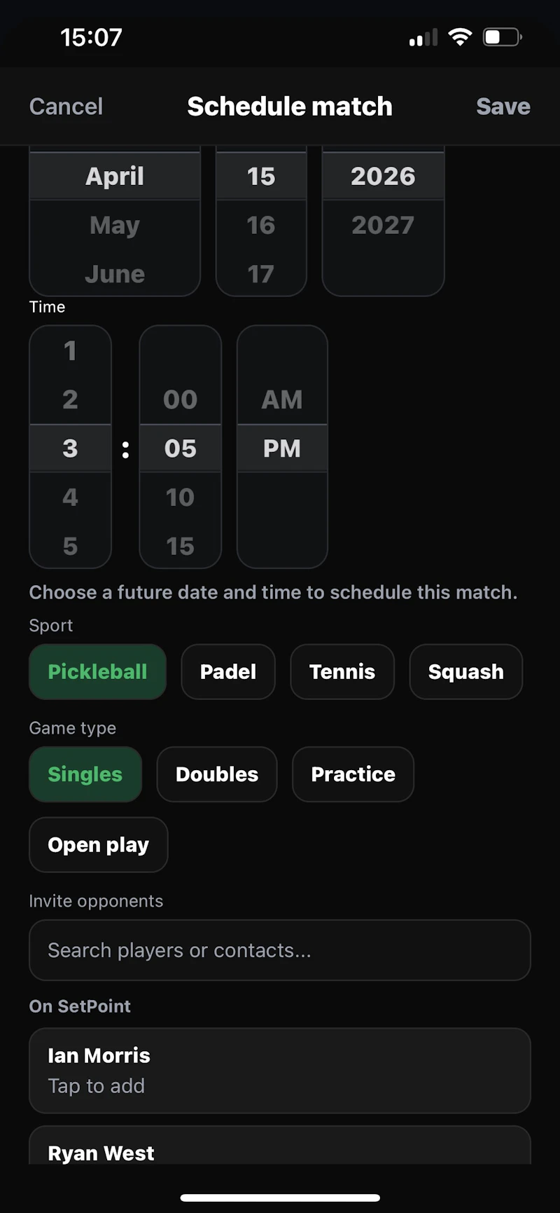 SetPoint screenshot 1