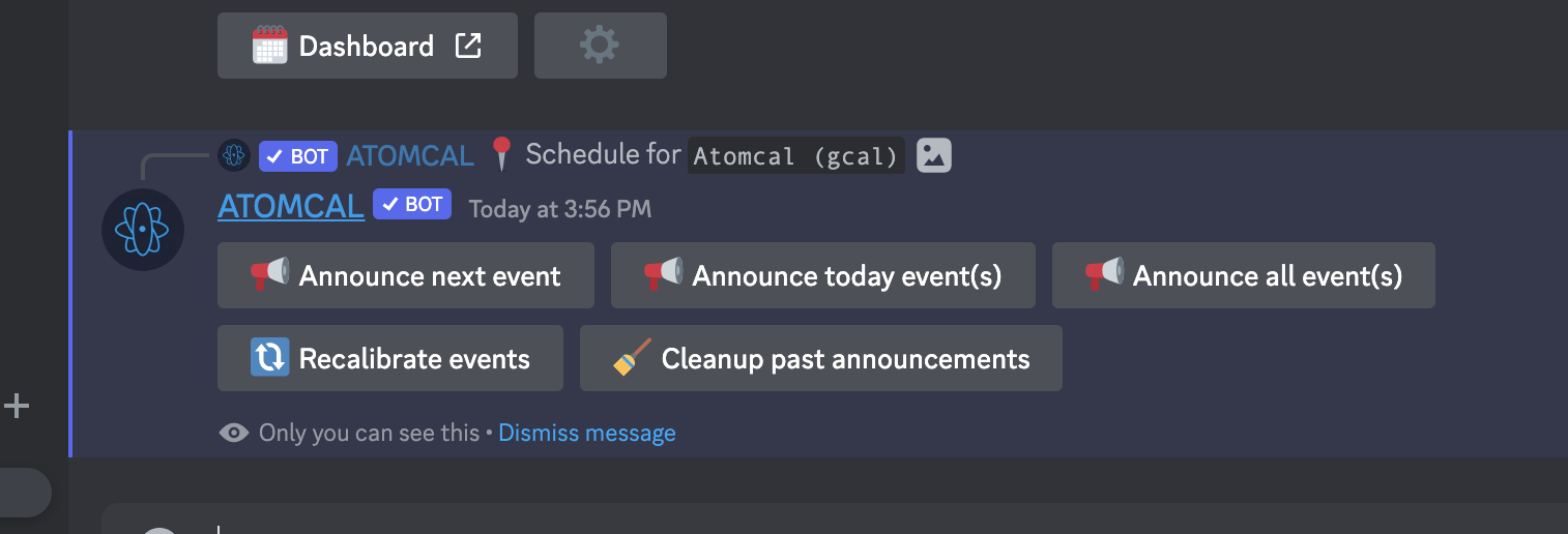 Atomcal - Events management for communities