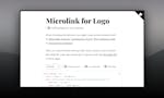 Microlink for Logo image