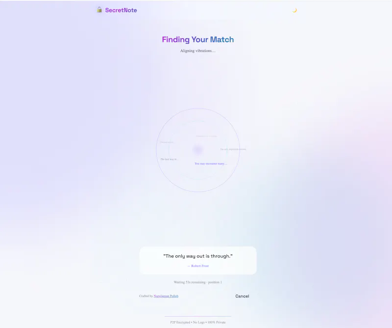 SecretNote — P2P Chat screenshot 2