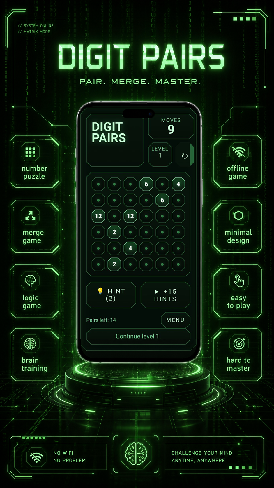 Digit Pairs: train your brain gallery image