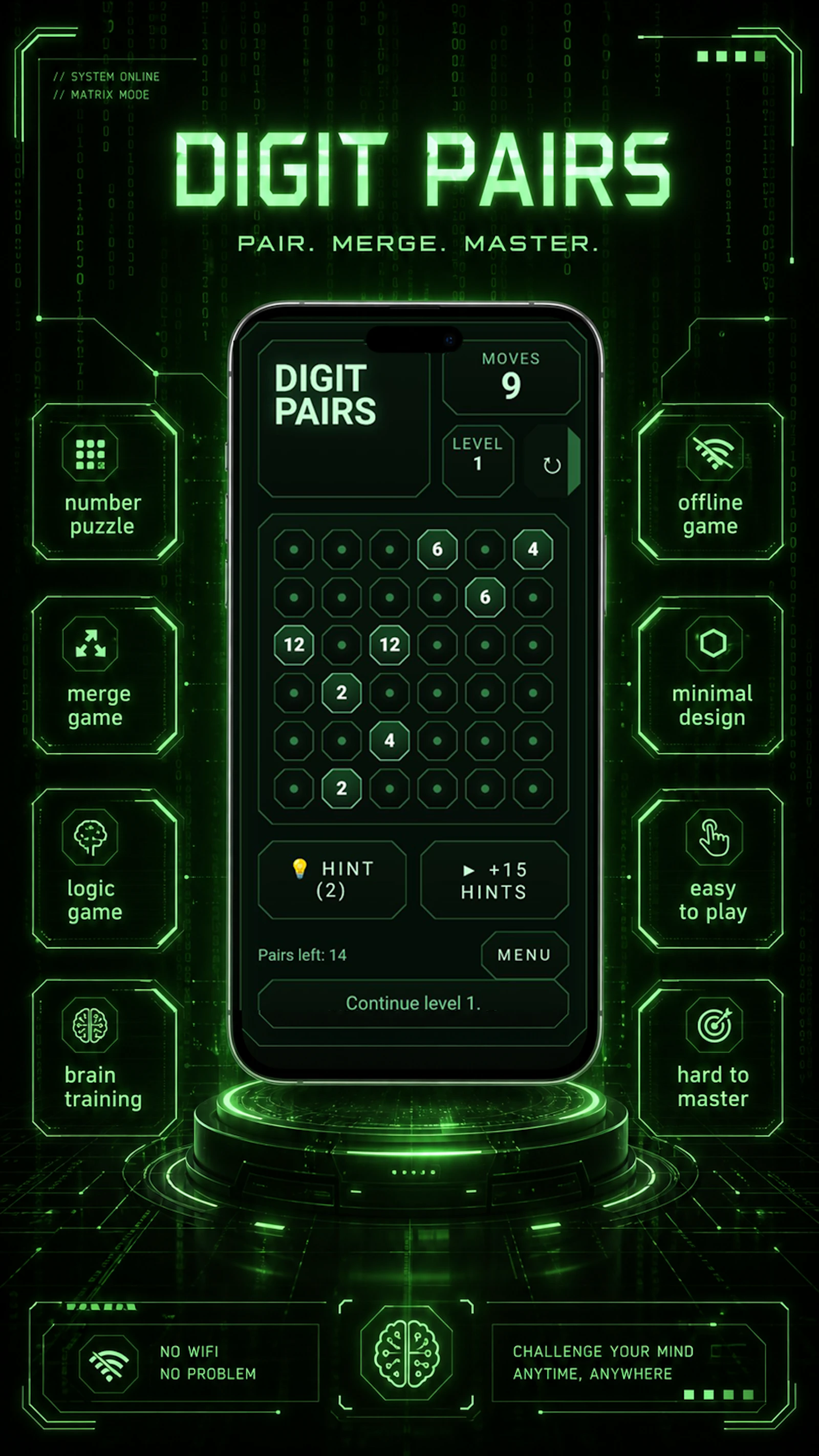 Digit Pairs: train your brain screenshot 4