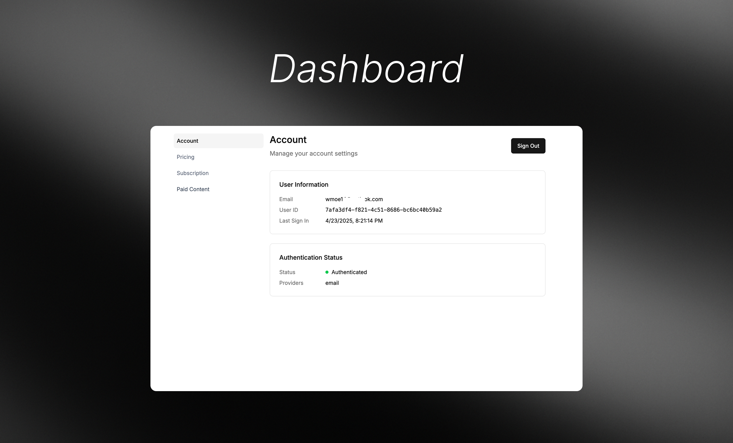 Nextjs + Stripe + Supabase Template gallery image