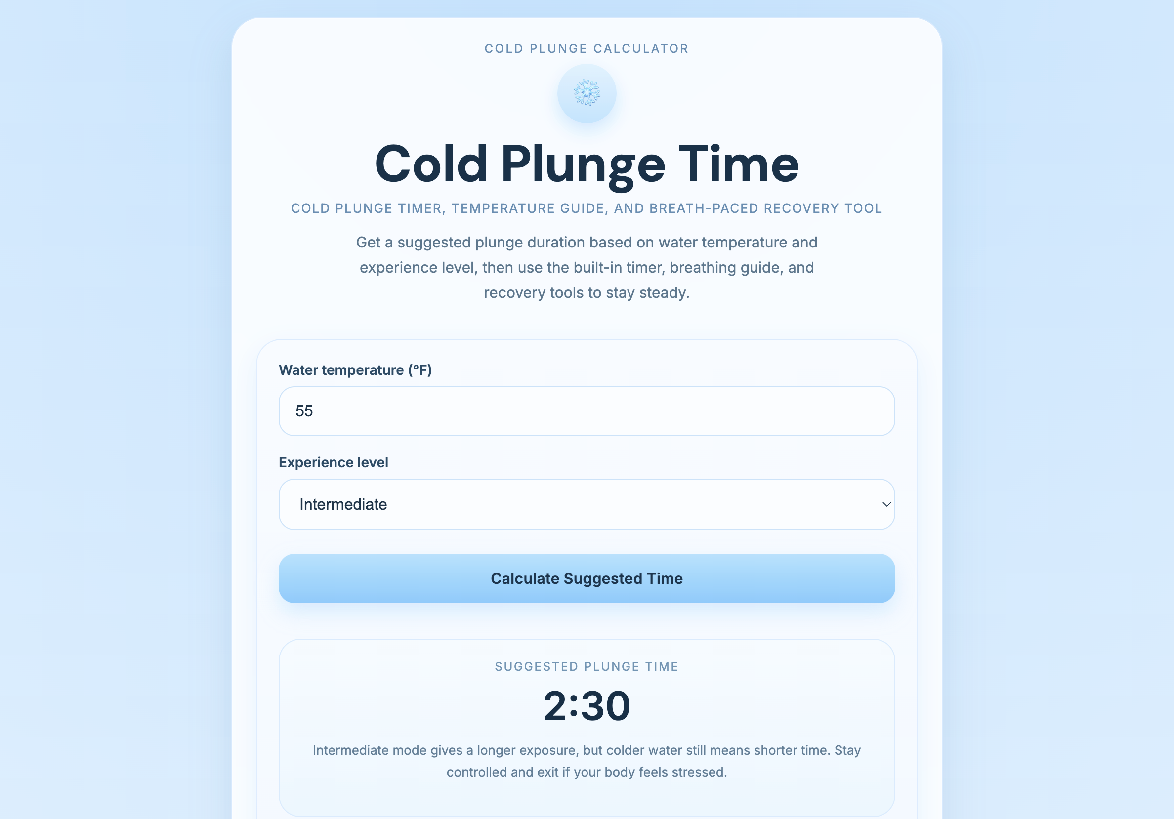 Cold Plunge Time gallery image