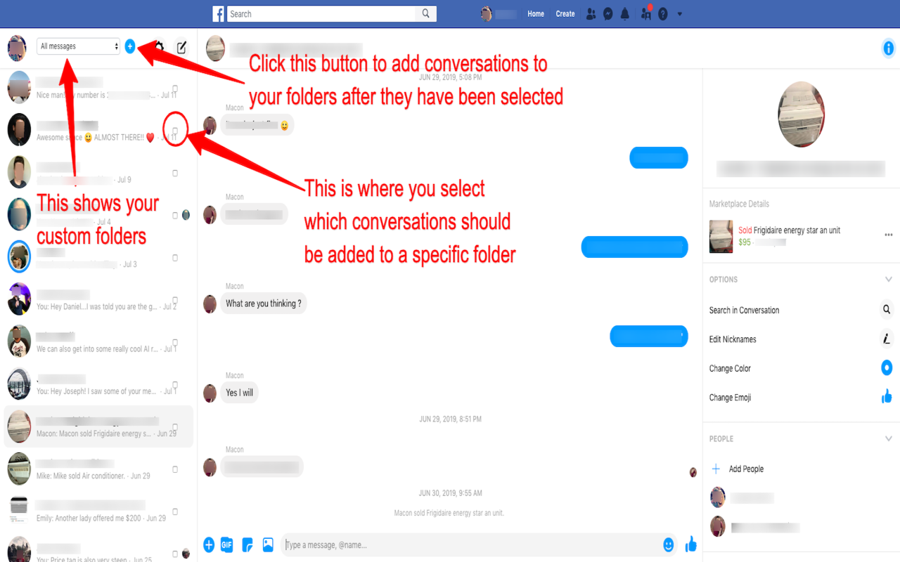 Messenger Organizer for Facebook gallery image