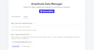 Amplitude Data Manager