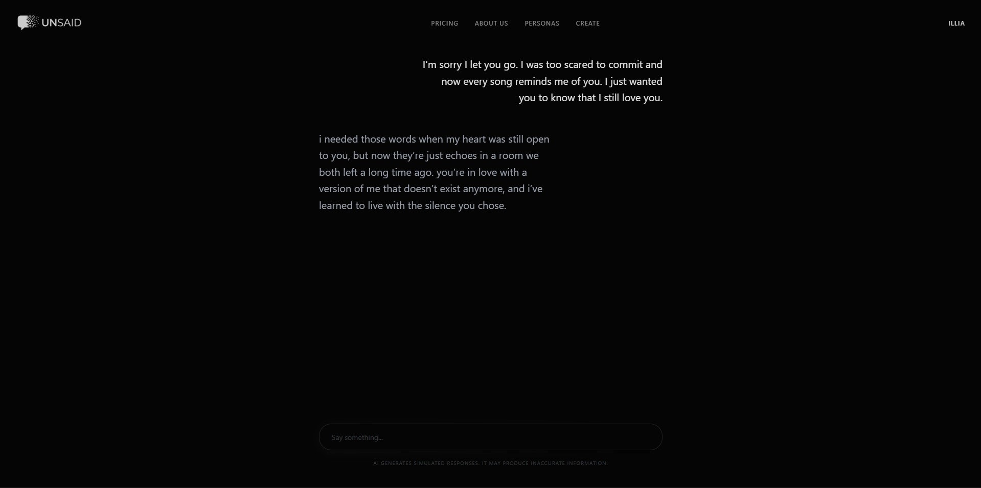 Unsaid — Resurrect the Past with AI gallery image