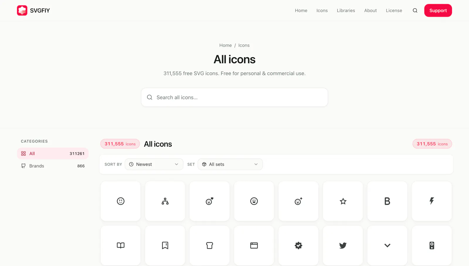 SVGFIY —  Open Source SVG Icon Library screenshot 5