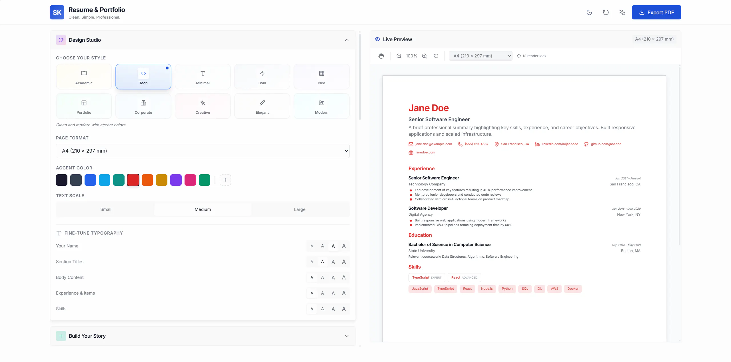 Resume Builder by Shiva Kar gallery image