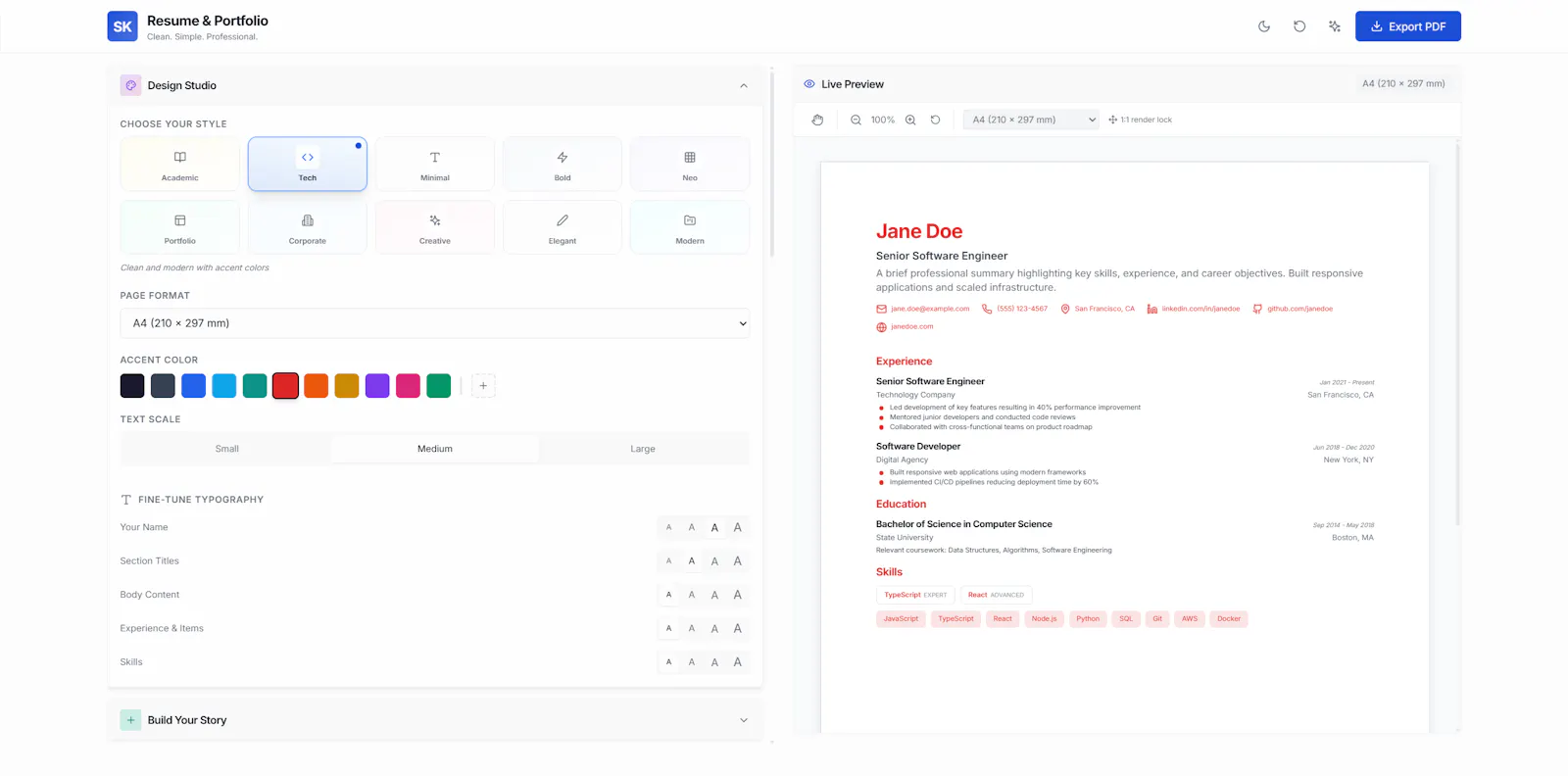 Resume Builder by Shiva Kar screenshot 1