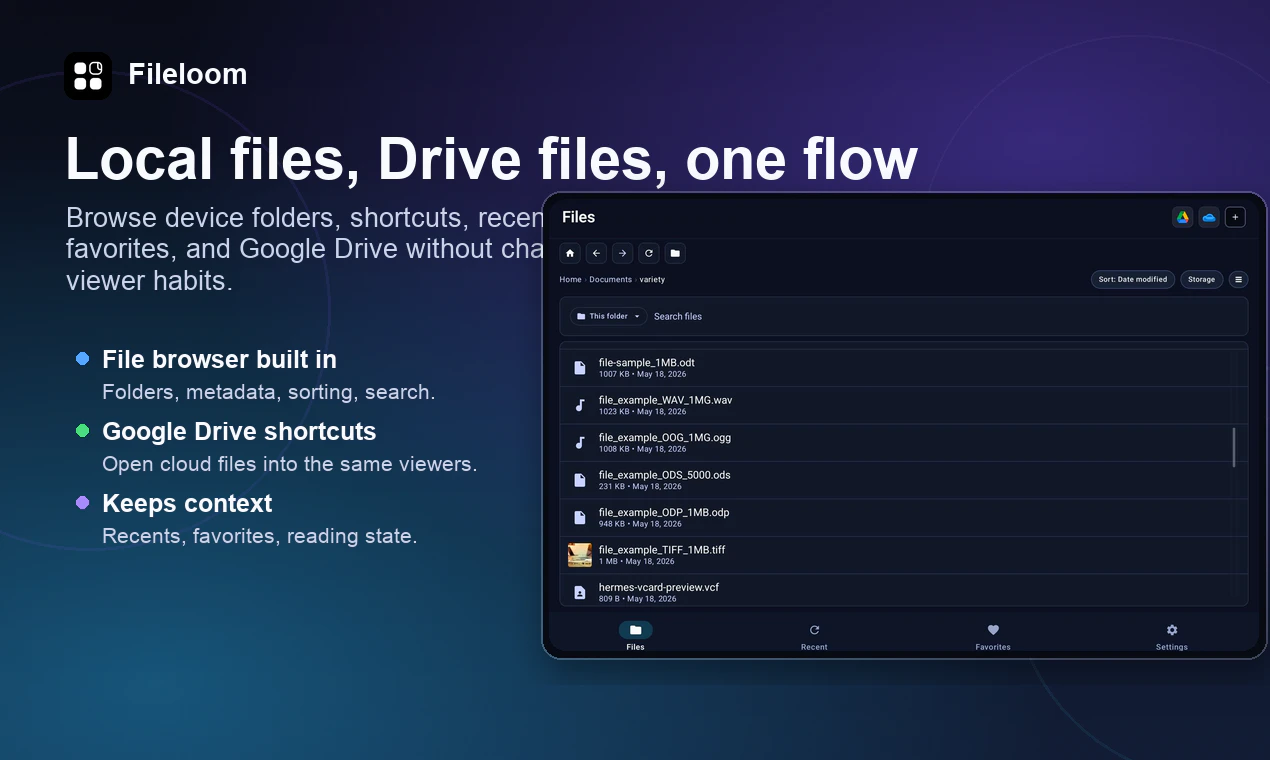 Fileloom: more formats + QR file handoff 截图 6