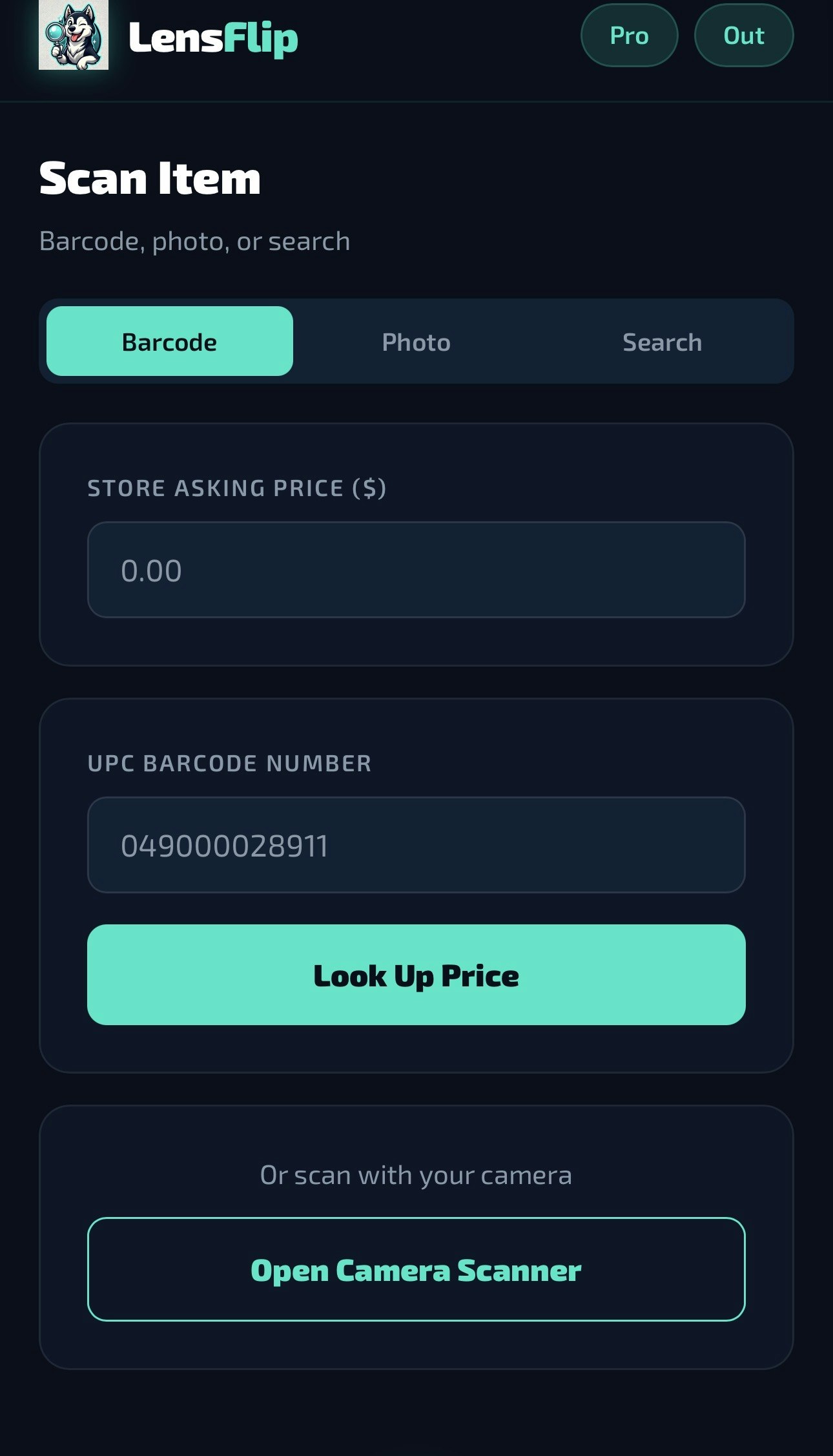 LensFlip — Scan. Know. Flip. gallery image