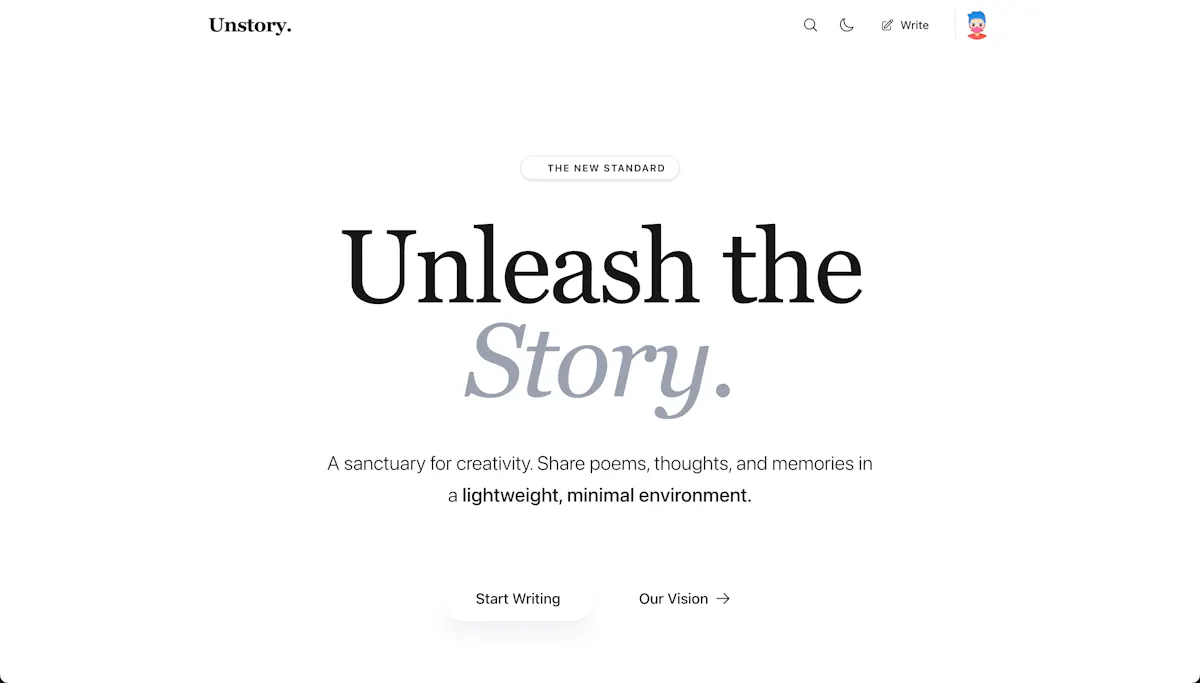Unstory