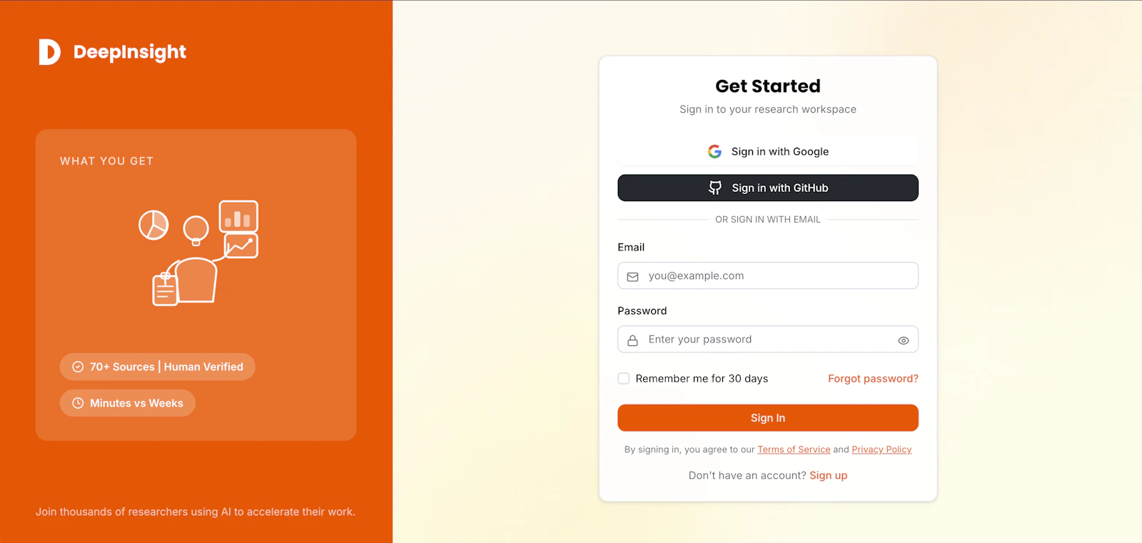 DeepInsight Platform screenshot 1