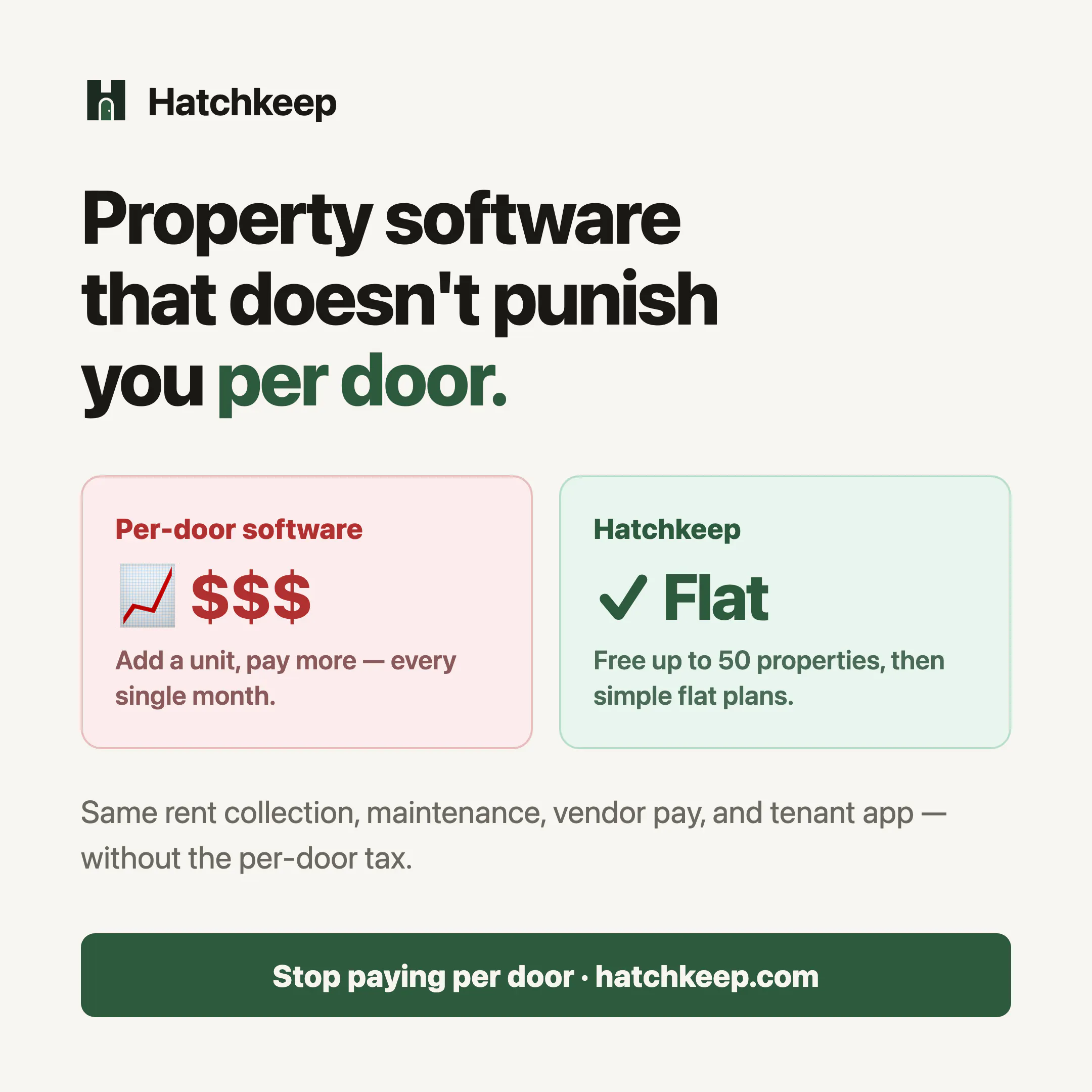Hatchkeep — Free Property Management  gallery image