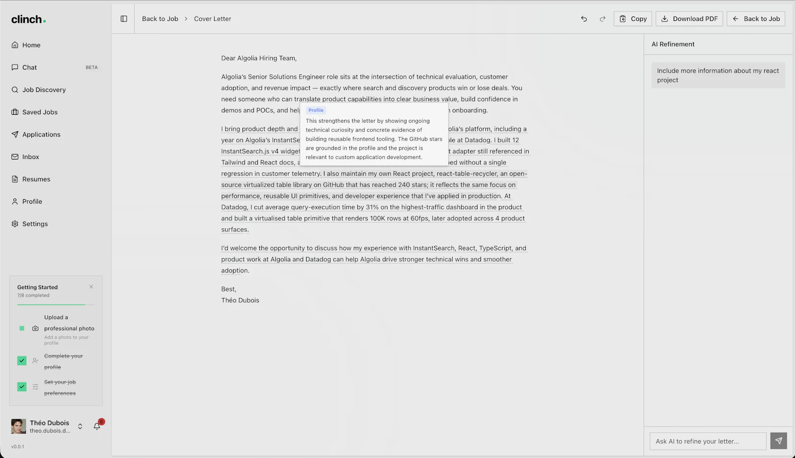 Clinch screenshot 4
