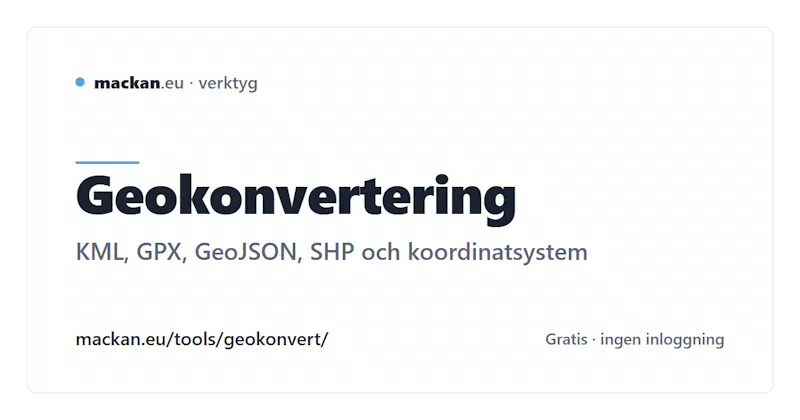 GeoConvert: geodata file converter screenshot 1