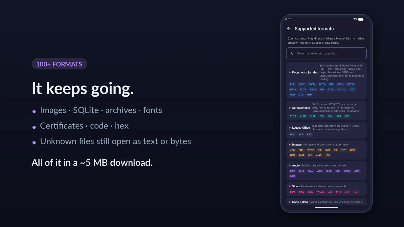 Universal File Opener screenshot 8