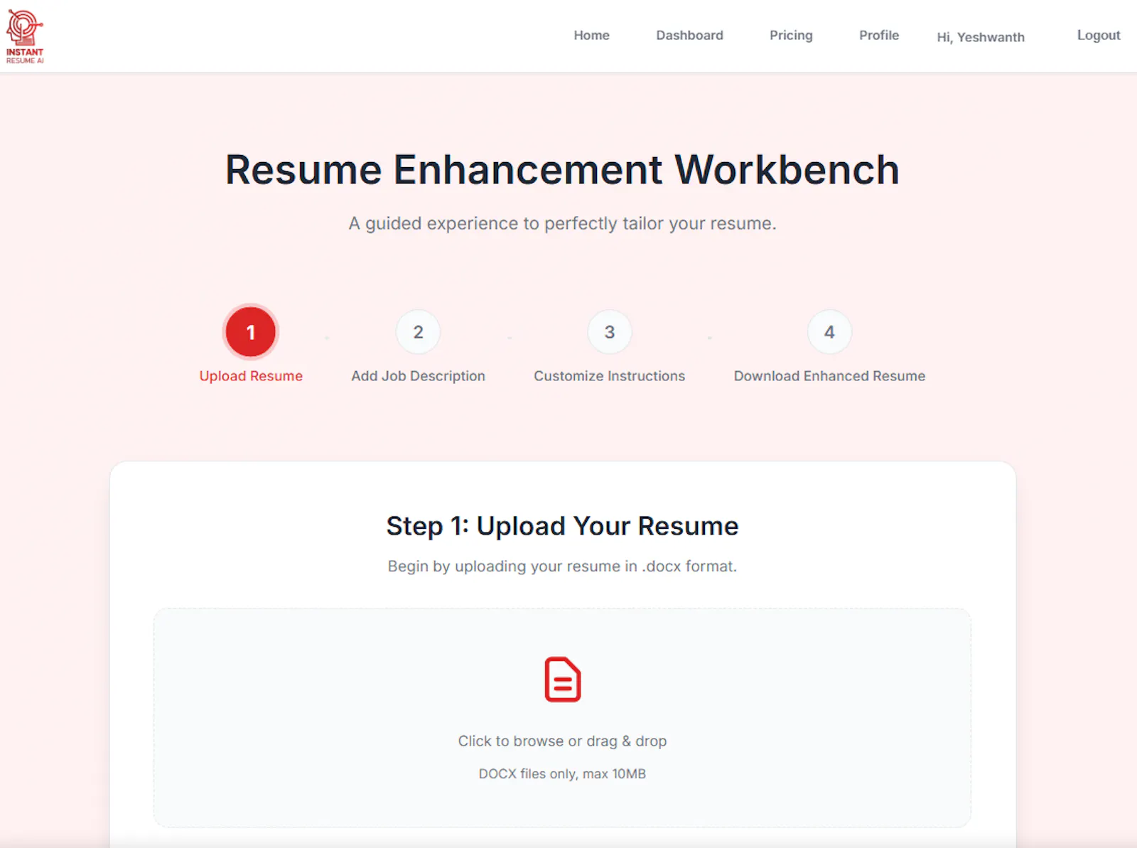 InstantResumeAI screenshot 4