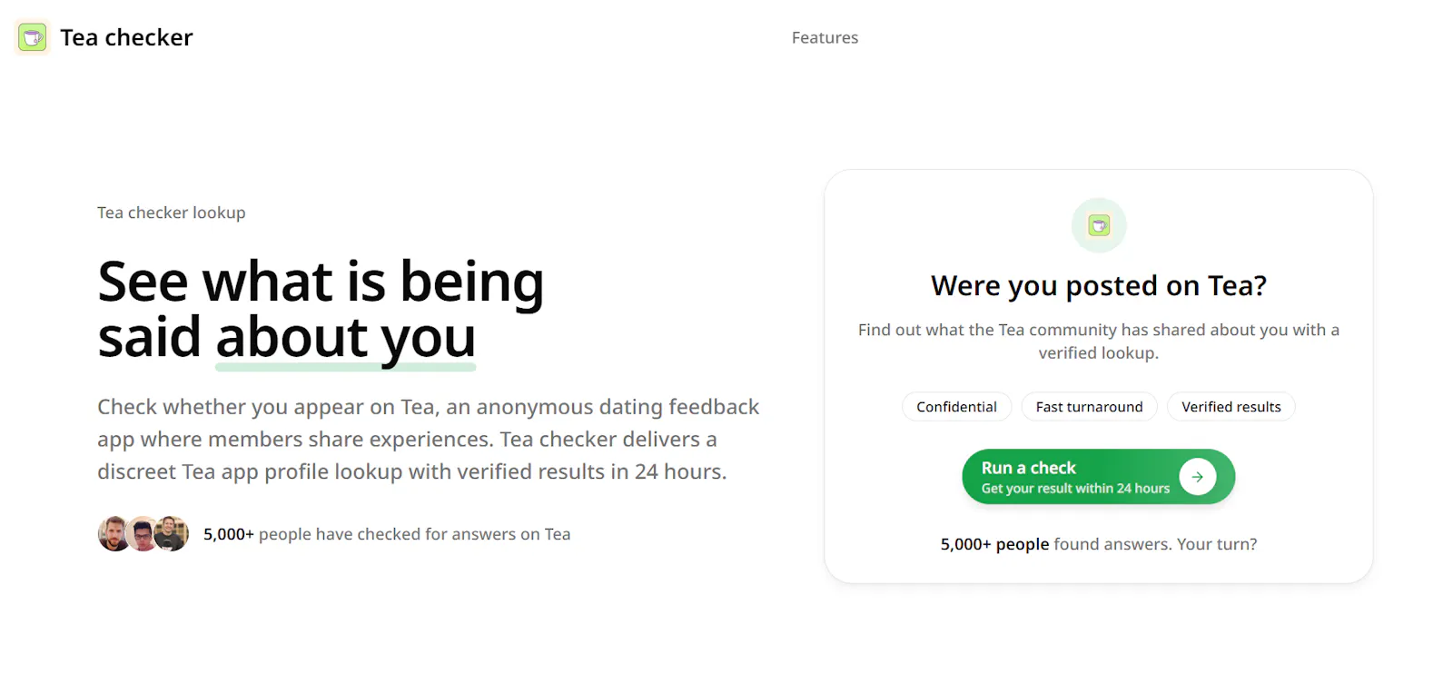 Tea About Me (formerly Tea Checker) screenshot 1