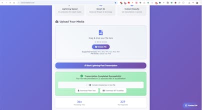 TranscribeText.com gallery image