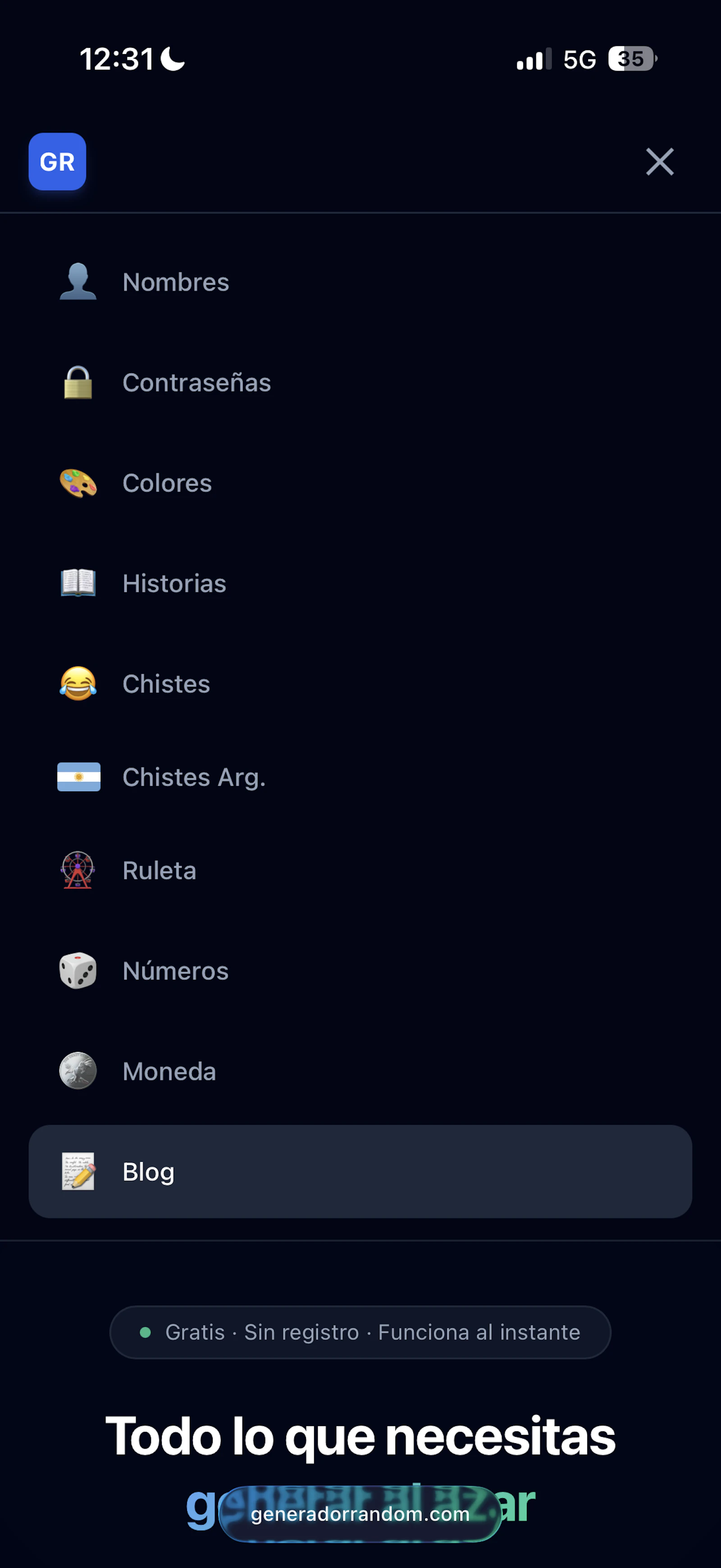 GeneradorRandom.com screenshot 3