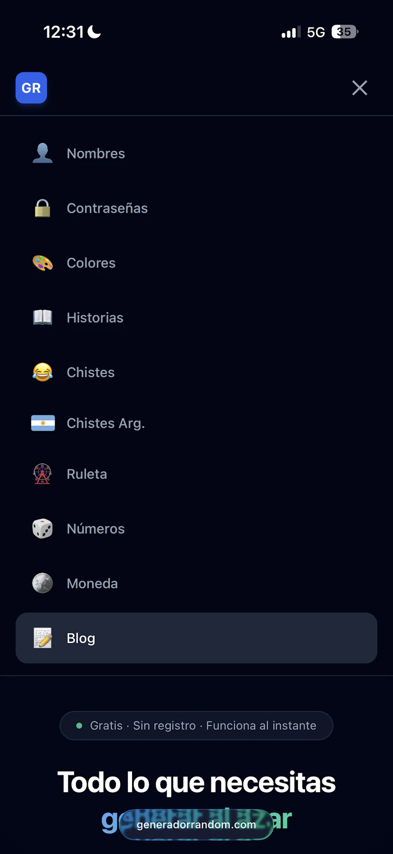 GeneradorRandom.com screenshot 3