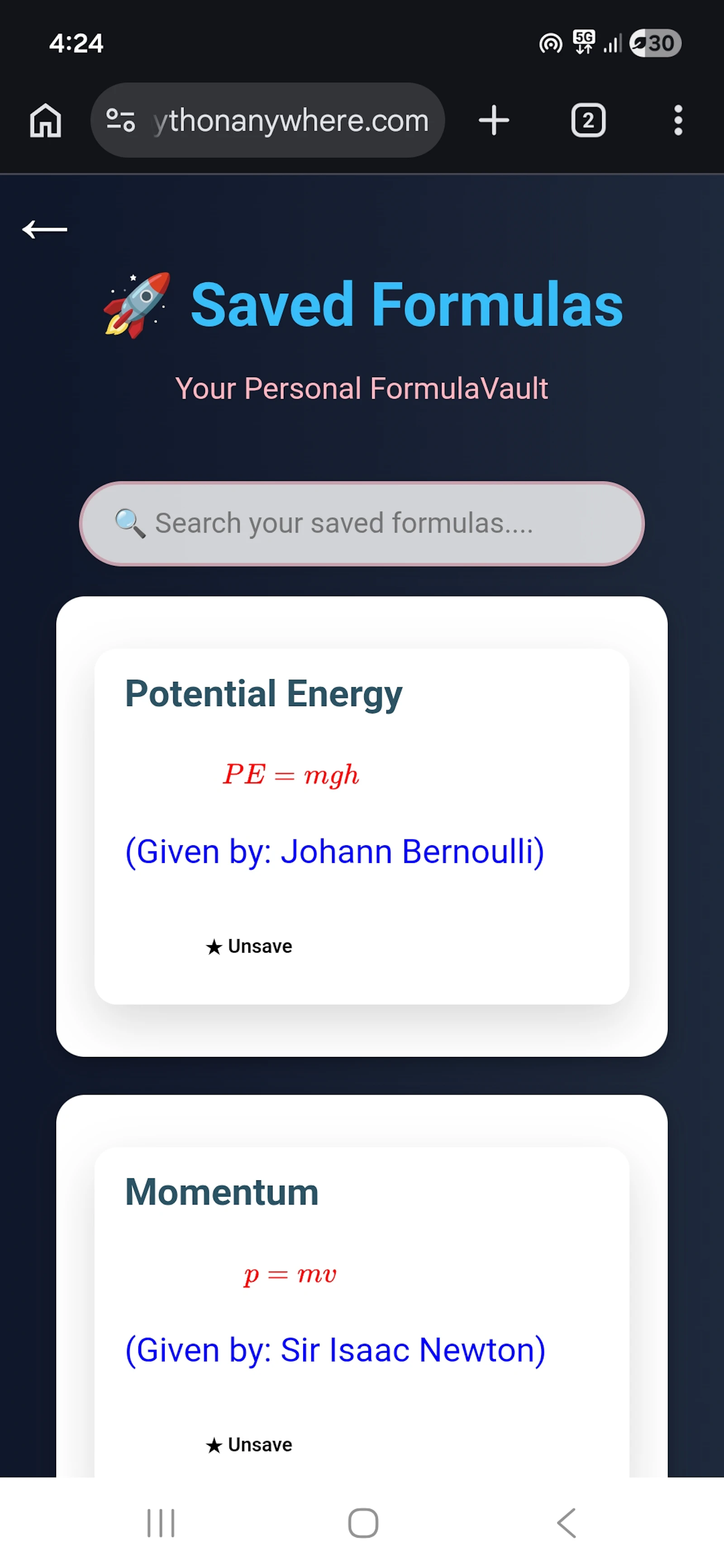 FormulaVerse — Explore Physics screenshot 4