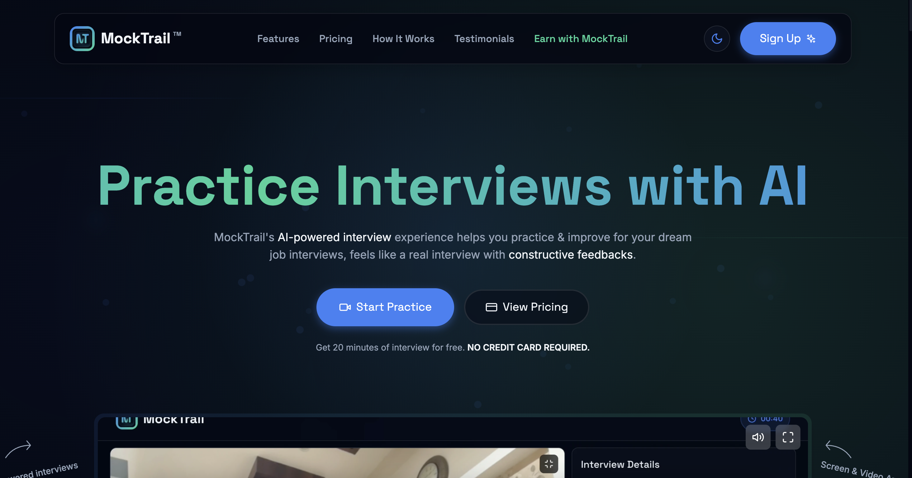 Mocktrail - практика интервью с ИИ media 1