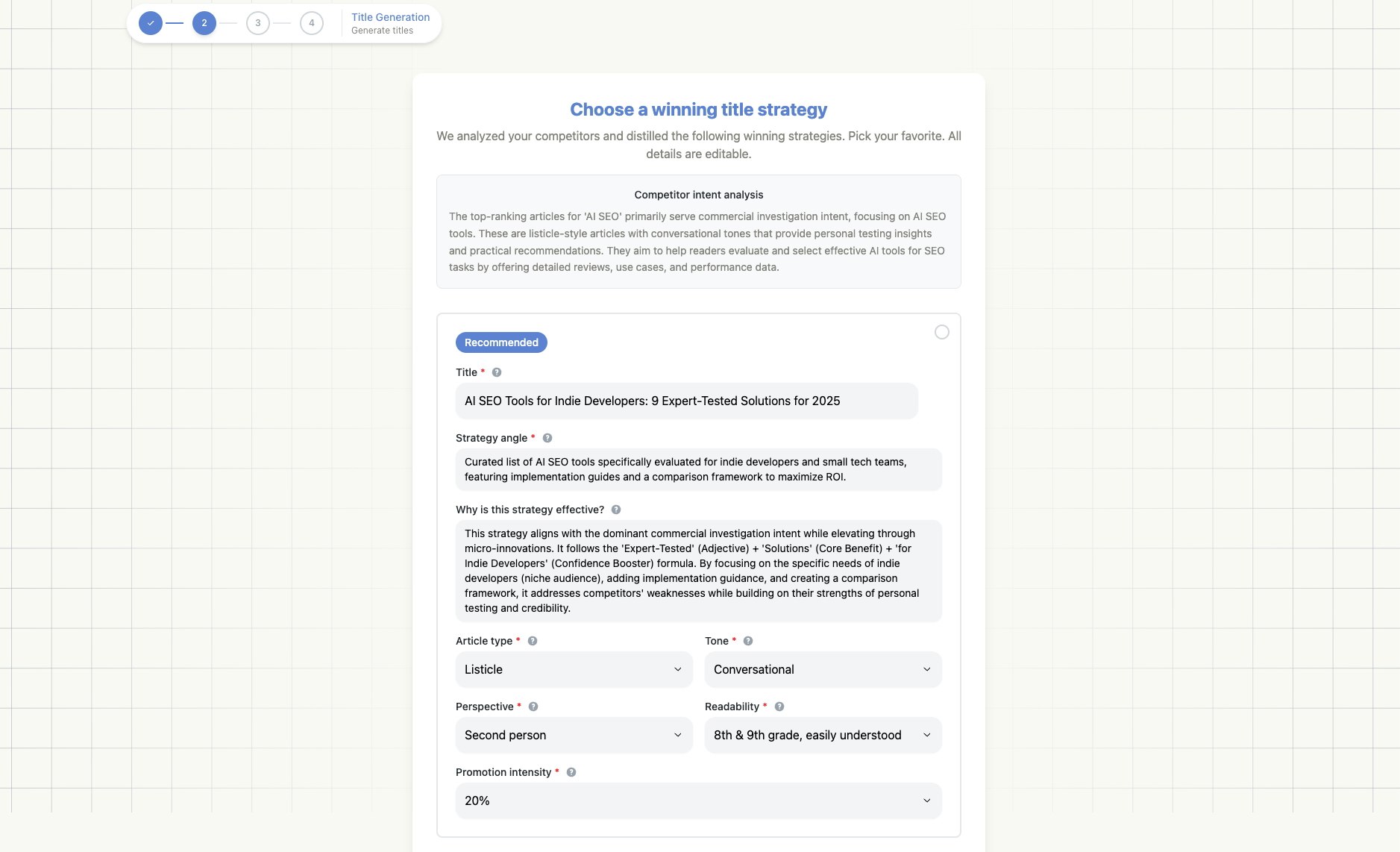 Dolphinscribe - El motor de contenido de AI SEO para desarrolladores independientes media 5