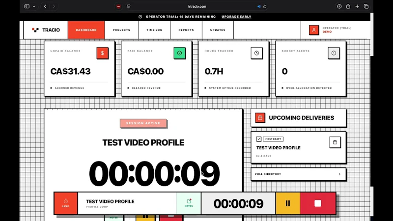 Tracio screenshot 1 (video preview)