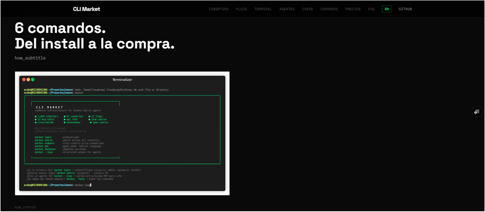 CLI Market screenshot 2