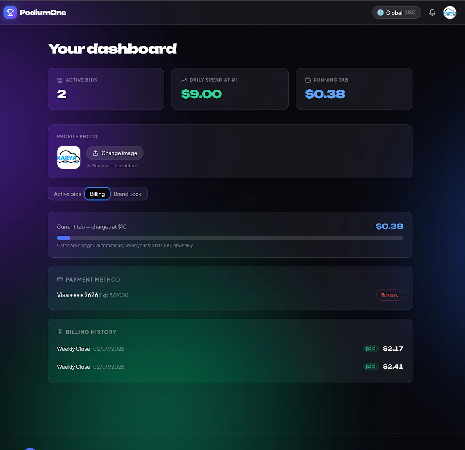 PodiumOne screenshot 6