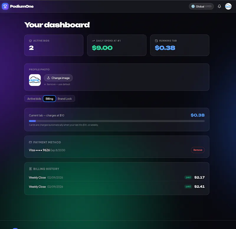 PodiumOne screenshot 6