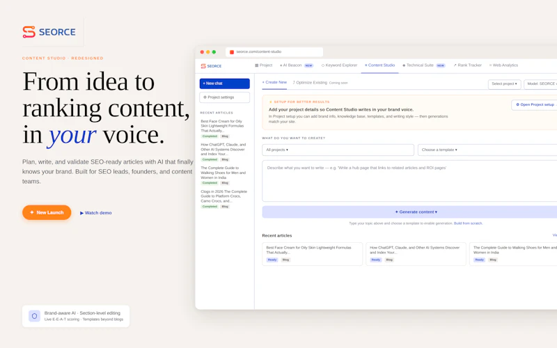 SEORCE - Content Studio  screenshot 7