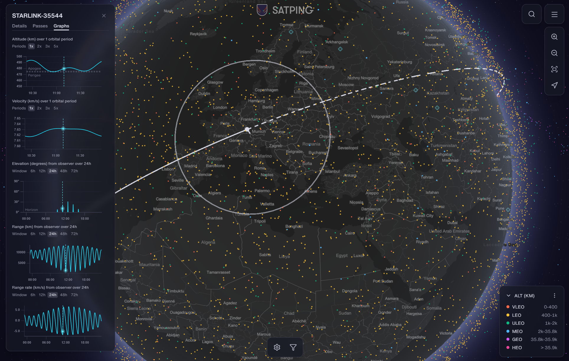 Satping - Screenshot 3 showing product features and functionality