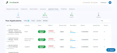 AI-powered job search automation engine gallery image