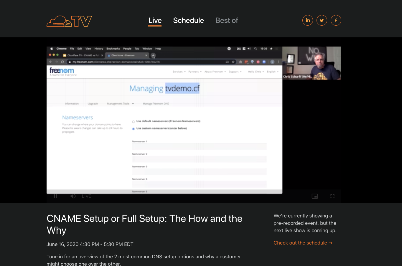 Cloudflare TV gallery image