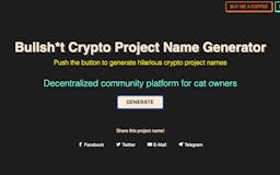 Crypto Project Name Generator media 3