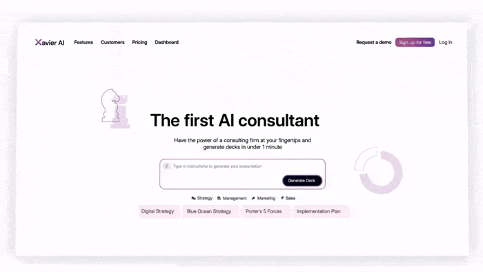 あなたが持っているザビエル - マッキンゼーグレードのデッキを作成する最初のAIコンサルタントメディア3