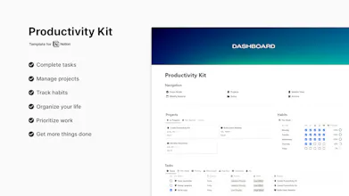 Notion Productivity Kit gallery image