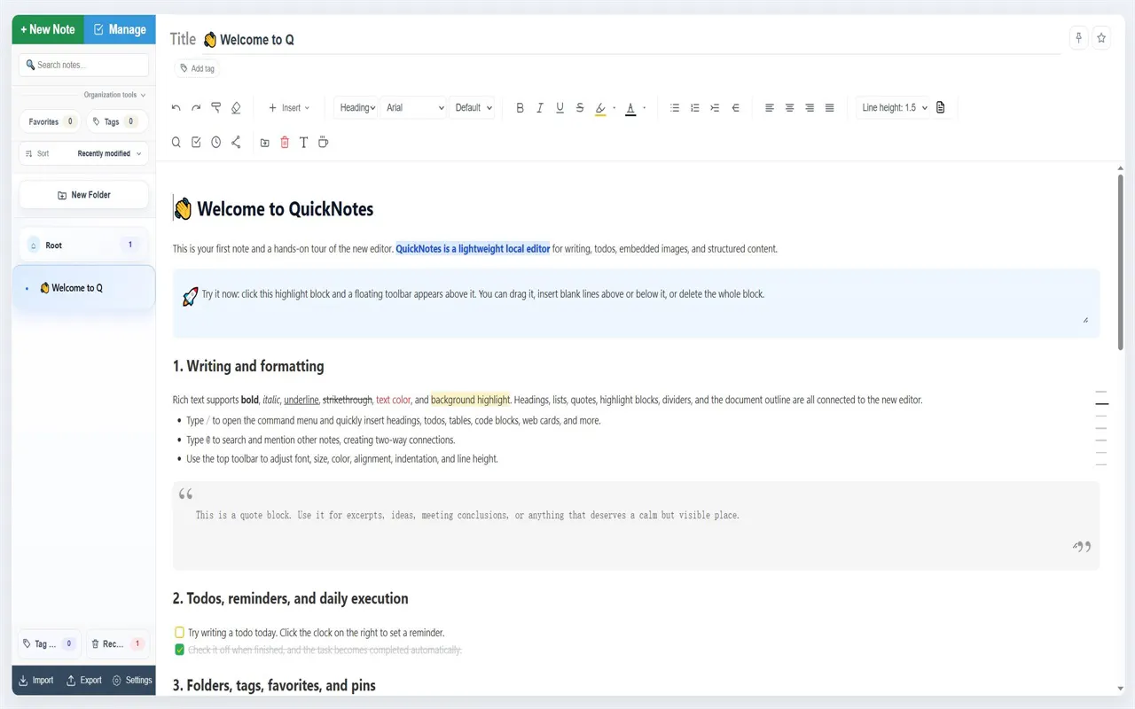 QuickNotes gallery image