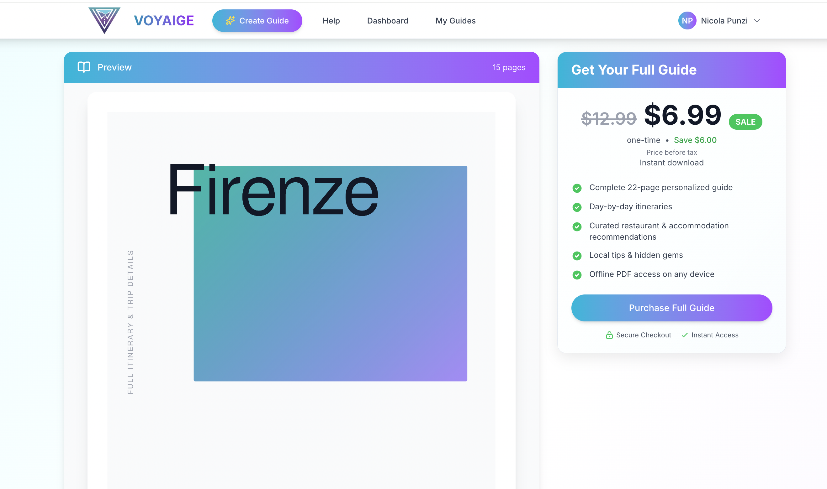 Voyaige - AI-powered city travel guides gallery image